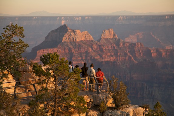 Tourists Grand Canyon